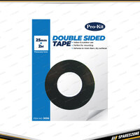 Pro-Kit Tape - Double Sided 2 M x 25 mm x 1 mm Super Sticky Versatile Roll Tape