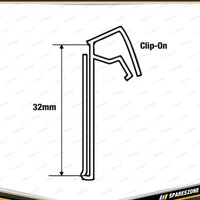 12 Pcs of Pro-Kit Data Strip - Clip In Type 32mm x 90cm Box Package