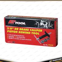 PK Tool 3/8" Dr Brake Caliper Piston Rewind Tool - Adjustable 2 & 3 Jaw Plates