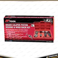 16 Pcs of PK Tool Brake Caliper Piston Rewind & Wind Back Kit - Easy to Use