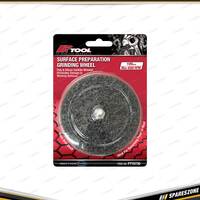 PK Tool 100mm Surface Preparation Grinding Wheel - 6mm Shaft Maximum 4500 RPM