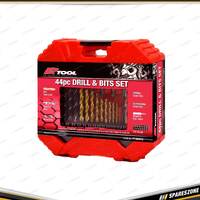 44 Pcs of PK Tool Drill & Bits Set 20 Drills 16 Single Ended 6 Double Ended Bits