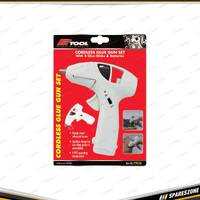 PK Tool Cordless Glue Gun Set - with 2x 100mm Glue Sticks & Batteries