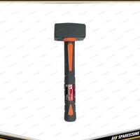 PK Tool 1250g Lump Hammer - 300mm Length 95mm Head Rubber/Steel Handle