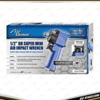 PK Tool 1/2 Inch Dr Super Mini Twin Hammer Air Impact Wrench - 95mm Over Length