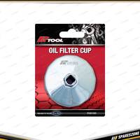 PK Tool Oil Filter Remover - 101mm 15 Flat Points Cup Style Remover