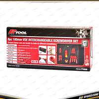 8 Pcs of PK Tool 1000V 100mm VDE Interchangeable Insulated Screwdriver Set