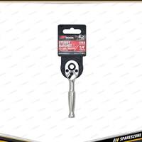 PK Tool 1/4 Inch Drive 100mm Stubby Reversible Ratchet - with 72 Teeth