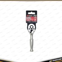 PK Tool 3/8 Inch Drive 120mm Stubby Reversible Ratchet - with 72 Teeth