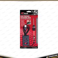 PK Tool Soldering Iron with LED Power Indicator - USB Powered Fully Insulated