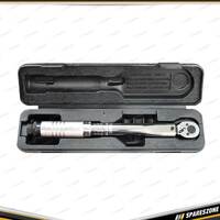 PK Tool 1/4 Inch Drive Torque Wrench - 2-24Nm Twist Handle Torque Adjustment