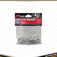 50 Pcs of PK Tool Alluminium Sump Washer - 14mm Inner Diameter 21mm Outer Dia