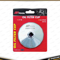 PK Tool Cup Style Oil Filter Remover - 86mm 18 Flat Points Oil Filter Remover