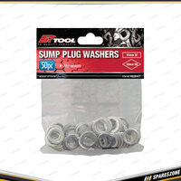 50 Pcs of PK Tool Aluminium Sump Washer - 16mm Inner Diameter 20mm Outer Dia