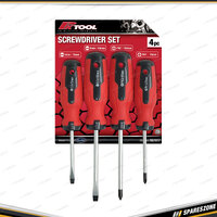 4 Pcs of PK Tool Screwdriver Set - PH1 75mm & PH2 100mm & Blade 5x75mm & 6x100mm