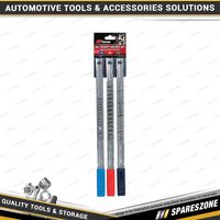 3 Pcs PK Tool 300mm Socket Holder Set - 1/4" & 3/8" & 1/2" Each Holds 16 Sockets