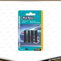 4 Pieces of Pro-Tyre Valve Extensions - 32mm 1-1/4 Inch Black Plastic