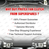 1 Protex Fan Clutch for Ford Telstar AR AS TX5 22mm round 19mm square AT AV
