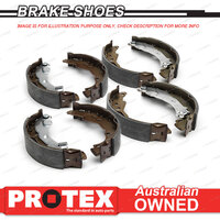 Front + Rear Protex Brake Shoes for DAIHATSU Hi-Jet S70 3 Cyl 1982-84