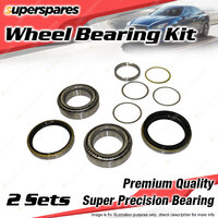 2x Front Wheel Bearing Kit for Mazda 323 BF 1.6L B6 B6T FWD I4 10/1985-1989