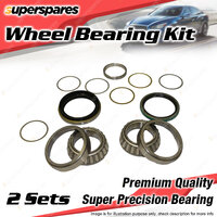 2x Front Wheel Bearing Kit for Ford Laser BF KA KB Meteor GA GB 1981-1985