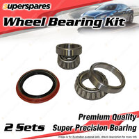 2x Front Wheel Bearing Kit for Ford Falcon 500 GT XR XW XY XT 1966-1972 R/Drums