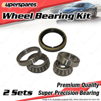 2x Front Wheel Bearing Kit for Mazda 626 GC GCES FE I4 8V FWD 2.0L 1983-1987