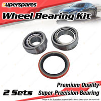 2x Rear Wheel Bearing Kit for Ford Laser KC KE Meteor GL GC I4 1984-1990