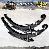 Rear RAW 4x4 40mm Lift Leaf Springs for Isuzu Big Horn Trooper UBS13 16 17 52 55