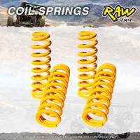 F + R 40mm Lift RAW 4x4 Medium Duty Coil Springs for Nissan Patrol GQ Y60 92-99