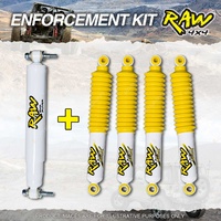 Raw 4x4 Nitro Max Shocks + Steering Damper for FORD MAVERICK Y60 03/1988 -