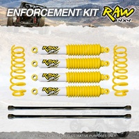 Raw Nitro Max Shocks Torsion Bar Coil for LANDCRUISER 100 Diesel 50mm Lift Kit