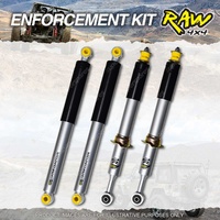 F + R 50mm RAW 4x4 Predator Shock Absorbers for Nissan Navara NP300 2015 on