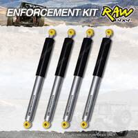 Front + Rear 50mm RAW 4x4 Predator Shock Absorbers for Mitsubishi Pajero Evo W55