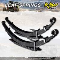 Pair Rear 40mm Lift RAW 4x4 Leaf Springs for Volkswagen Amarok TDI 2022-On