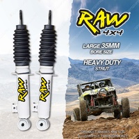 2 Front 50mm RAW 4x4 Nitro Shock Absorbers for Toyota Hilux Revo GUN125R GUN126R