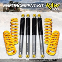 Raw 4x4 Predator Shocks Coil 50mm Lift Kit for Jeep Wrangler JK SWB 2 Door