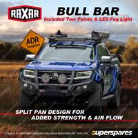 RAXAR Bull Bar No Loop with Lights & Tow Points for Volkswagen Amarok NF 23-On