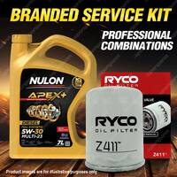 Ryco Oil Filter 7L APX5W30C23 Engine Oil Service Kit for Subaru Forester S4 2L