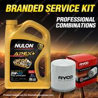 Ryco Oil Filter 5L APX5W30A5 Engine Oil Kit for Jaguar S Type Xf Xj8 Xjr X100