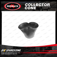 Redback Collector Cone 2 into 1 - 63mm 2-1/2" In 76mm 3" Out Stainless Steel