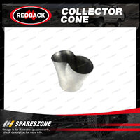 Redback Collector Cone 2 into 1 - 76mm 3" In 89mm 3-1/2" Out Mild Steel