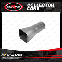 Redback Collector Cone 4 into 1 - 41mm 1-5/8" In 76mm 3" Out Mild Steel