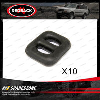 10 pcs Redback Exhaust Rubber Mounts for Daewoo Espero 1.5i Cielo 07/94-08/97