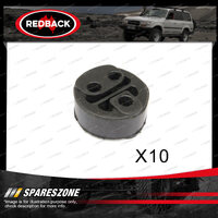 10 Redback Exhaust Rubber Mounts for Toyota Landcruiser Prado Rav 4 Hilux Tarago