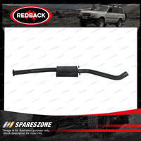 Redback Exhaust System Single 2.5" Centre Muffler for Holden Commodore 01/88-91