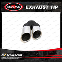 Redback Exhaust Tip Y-Piece Inner Cone - 57mm 2-1/4" In Twin 76mm 3" Out