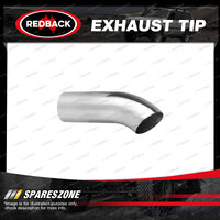 Redback Exhaust Tip Dump Pipe - 57mm 2-1/4" In 57mm 2-1/4" Out 178mm Long