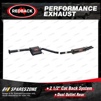 Redback 2 1/2" Cat Back System Dual Outlet Rear for HSV XU6 VT VX 3.8L 98-02