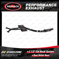 Redback Exhaust System 2 Outlet Rear for Holden Commodore Calais VT VX VY VZ